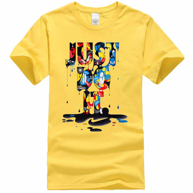 Just Do It T Letter print t-shirt