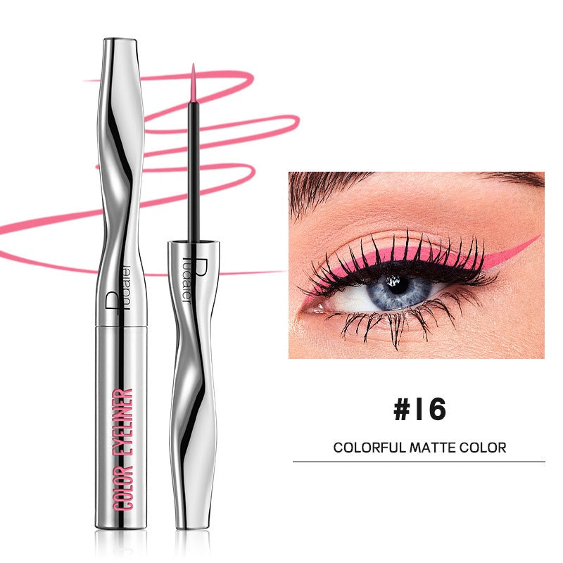 Makeup Pudaier eyeliner long-lasting waterproof eyeliner pen ultra-fine color liquid eyeliner