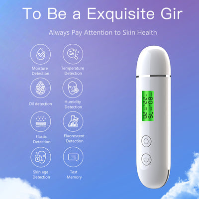 USB skin moisture tester, skin oil digital detection analyzer, including mask fluorescent detection pen