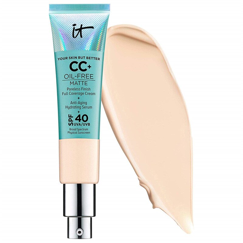 Face Concealer It Cosmetics Matte Oil-Control Cream Makeup Base Full Cover Dark Circle Eyes SPF 40 Brighten Skin CC+ Cream