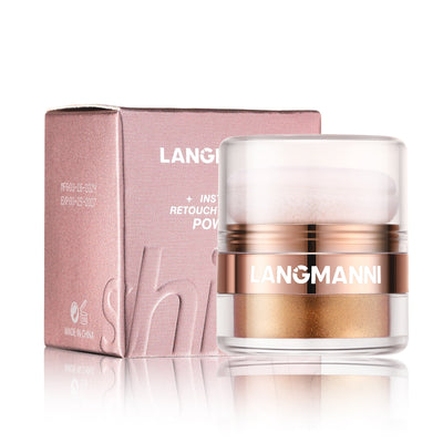 LANGMANNI Highlight powder, pat powder, face and body blush and contour powder