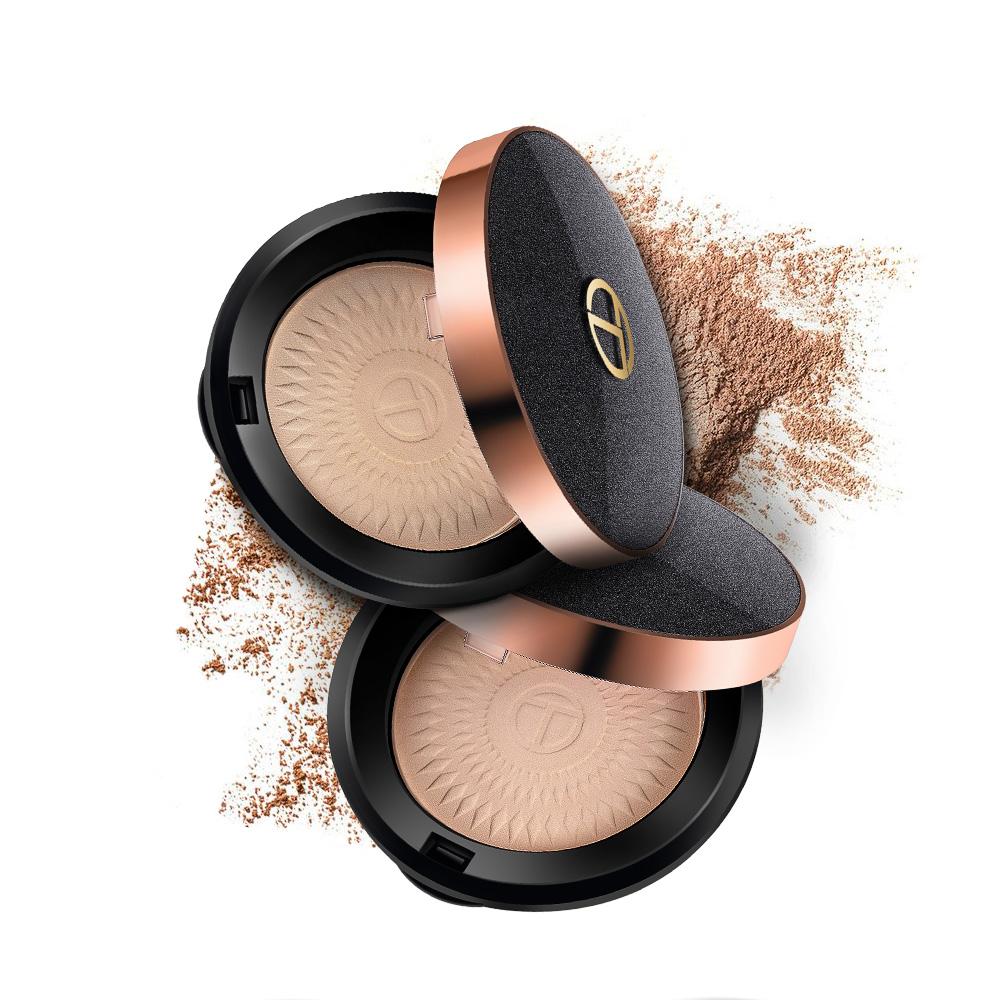 O.TWO.O Natural Make Up Face Powder Foundations Oil-control Brighten Concealer Whitening Pressed Powder With Puff