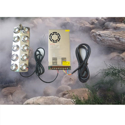 Rockery pond water landscape fogging machine high-frequency oscillation fogging board smoke machine ten head industrial ultrason