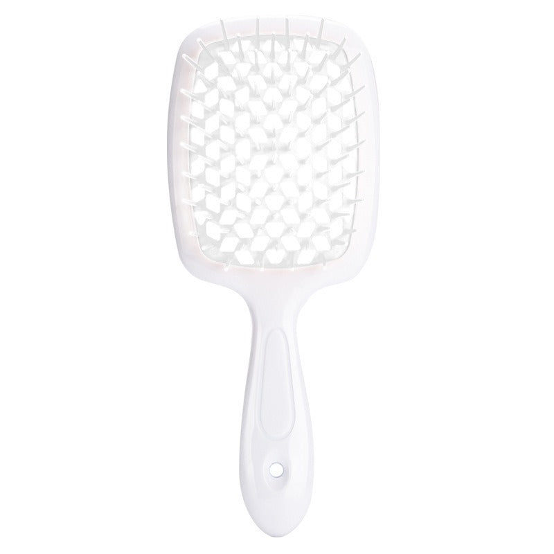 Honeycomb hollow massage comb, smooth hair grid comb, smooth hair dry and wet dual-purpose comb, curly and fluffy hair styling comb