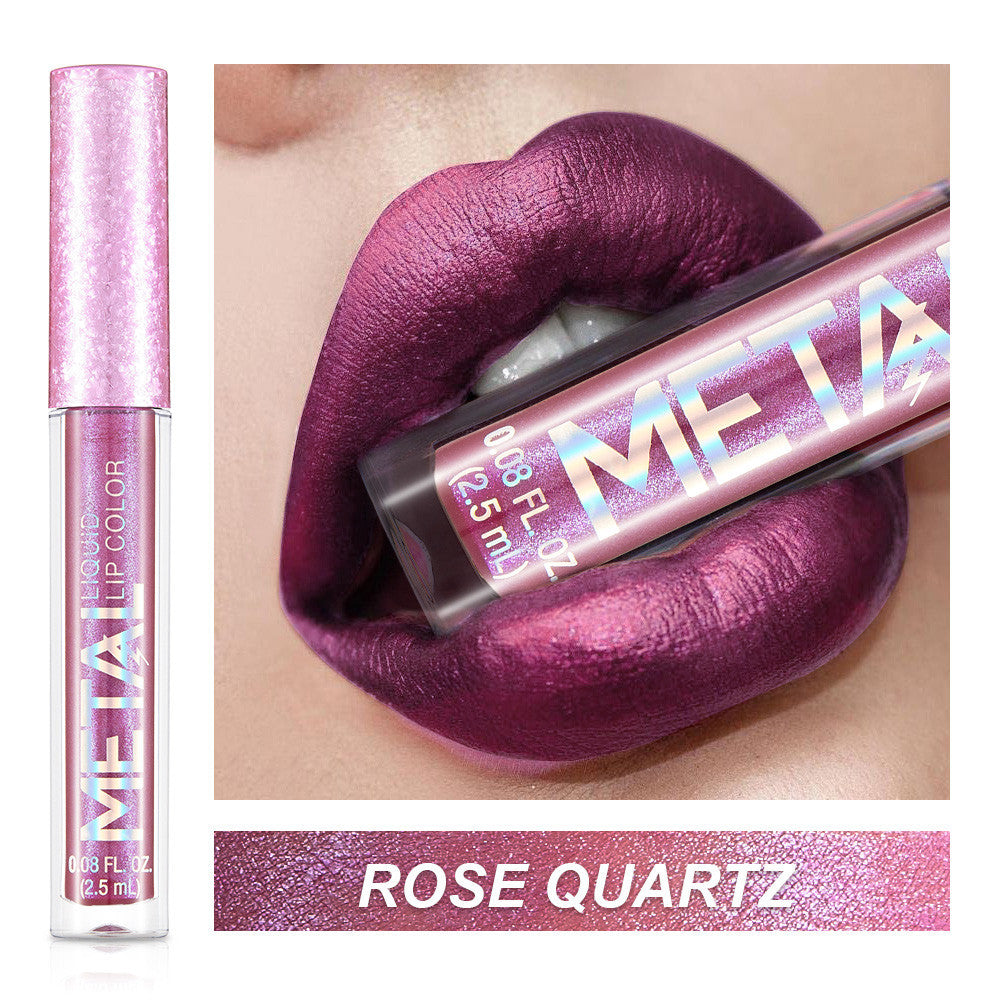 Metallic lip gloss