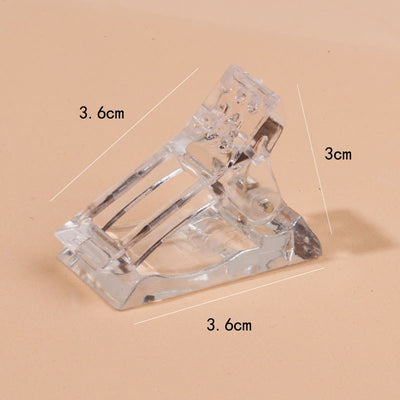 Nail crystal clip extension glue auxiliary tool for fixing nail mold clip