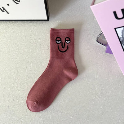 FUCK it socks, men's mid length socks, men's striped short socks, sweat absorbing and odor resistant socks