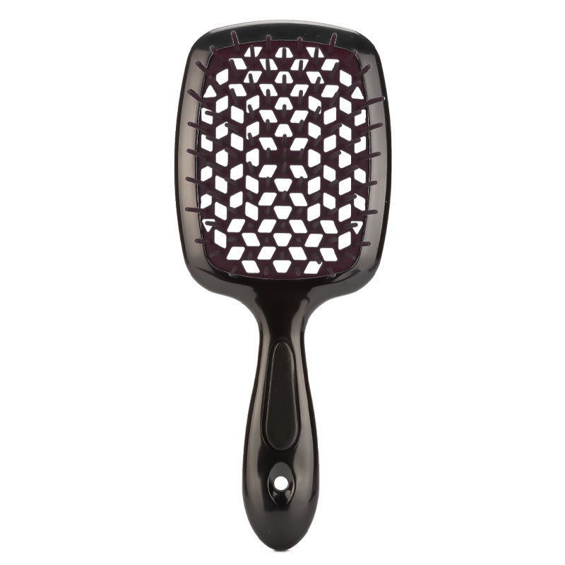 Honeycomb hollow massage comb, smooth hair grid comb, smooth hair dry and wet dual-purpose comb, curly and fluffy hair styling comb