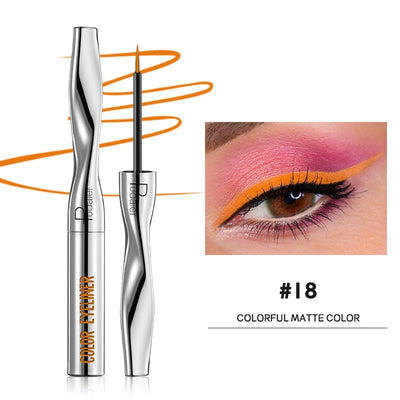 Makeup Pudaier eyeliner long-lasting waterproof eyeliner pen ultra-fine color liquid eyeliner