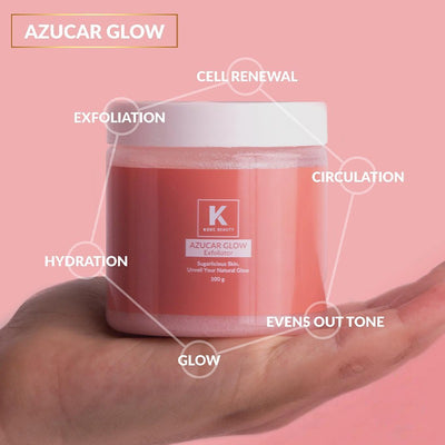 KOEC Facial Sugar Scrub Moisturizing Deep Cleansing Facial Exfoliator