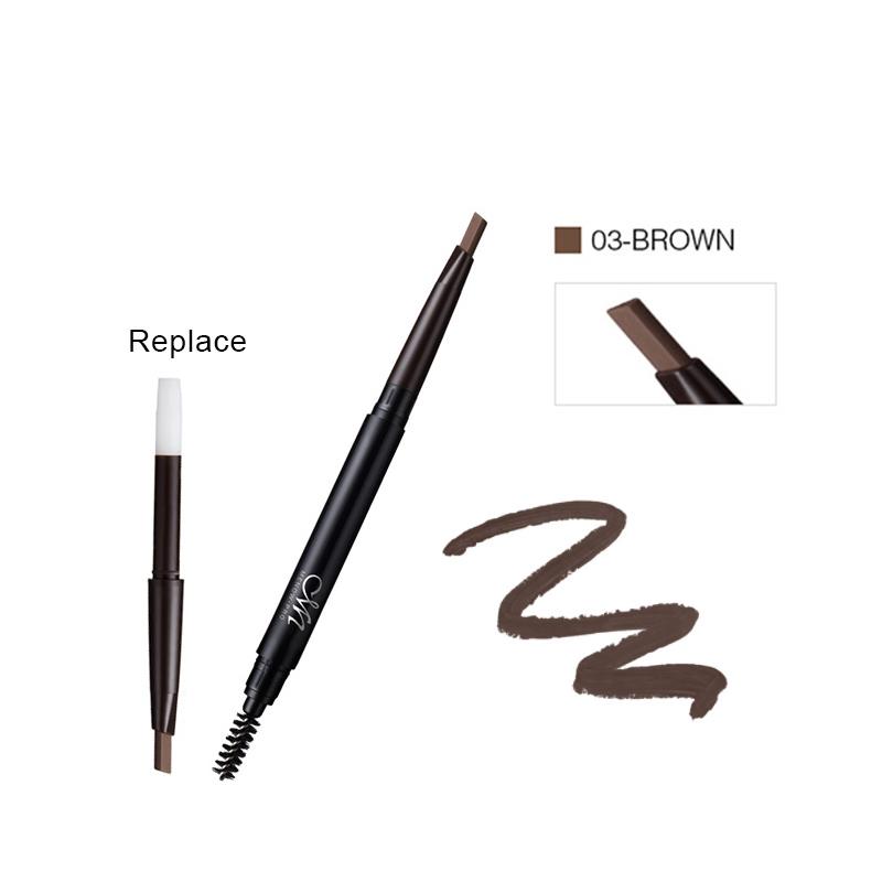 MENOW Brand Make up set Eyebrow Pencil With Brush and Replace Eyebrow Waterproof Long Lasting Cosmetic kit  E411