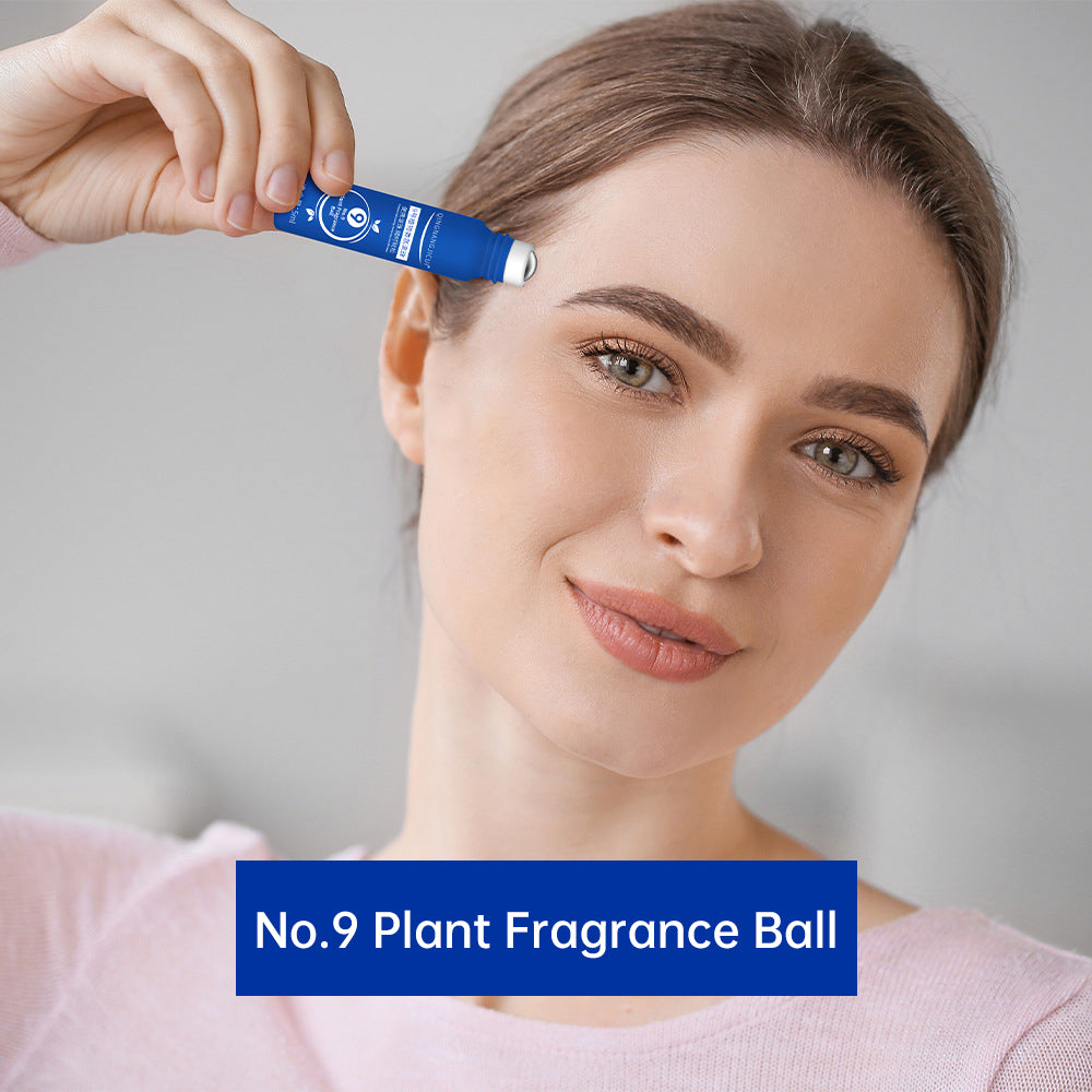 No. 9 plant fragrance roller ball soothes the momentary feeling and easily relaxes the tense head. Plant essential oil refreshes