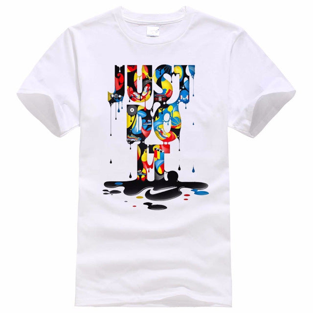 Just Do It T Letter print t-shirt