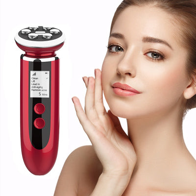 New Massager for Face Skin Care RF Beauty Device Radio EMS Mesotherapy Electroporation LED Photon Facial Lift Tighten Instrument