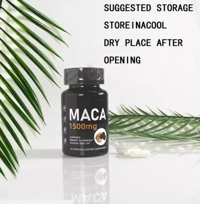 Maca Capsules  root herbal supplement maca extract energy stamina maca root extract capsules