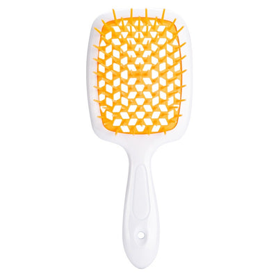 Honeycomb hollow massage comb, smooth hair grid comb, smooth hair dry and wet dual-purpose comb, curly and fluffy hair styling comb