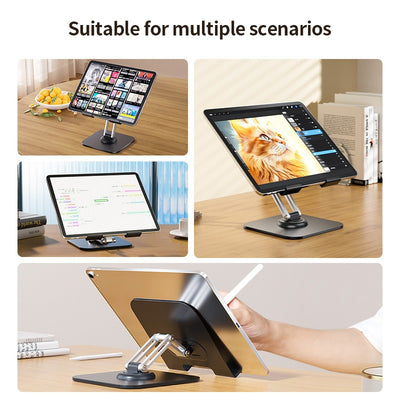 Pad Stand Holder 360 degree Adjustable Tablet Stand for Desk