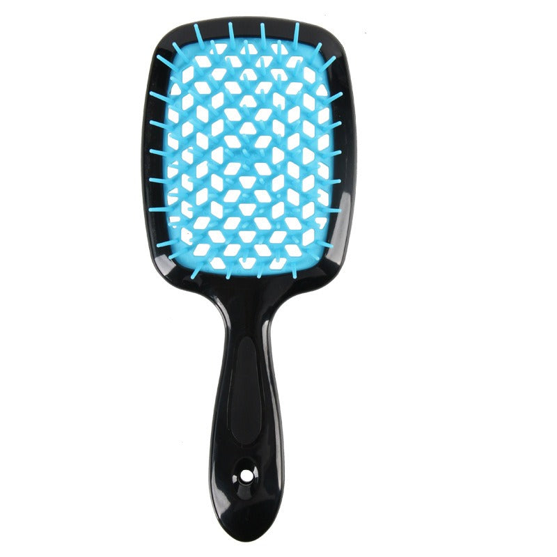 Honeycomb hollow massage comb, smooth hair grid comb, smooth hair dry and wet dual-purpose comb, curly and fluffy hair styling comb