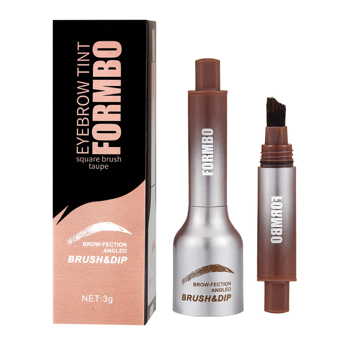 FORMBO eyebrow cream large brush head eyebrow dye eyebrow cream eyebrow multi-color eyebrow pencil wild eyebrow