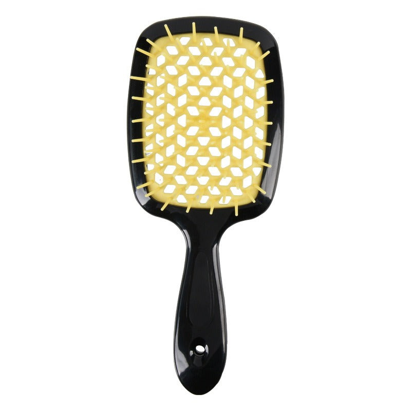 Honeycomb hollow massage comb, smooth hair grid comb, smooth hair dry and wet dual-purpose comb, curly and fluffy hair styling comb