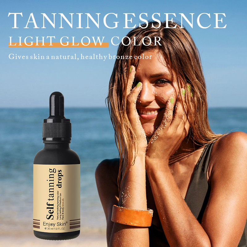 Enjoy Skin Organic Self Tanning serum Wholesale Sunless Tanner Solution serum Home Oils Tan Self Tanner Tanning serum Drops