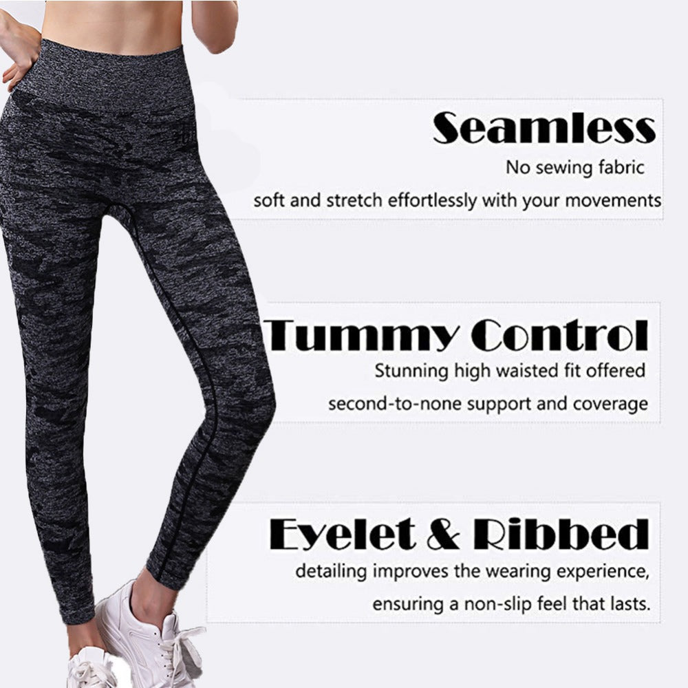 Camo vital Seamless Leggings High Waisted Leggings Sport Women Fitness Gym Leggings Shark Energy Seamless Push Up Pants