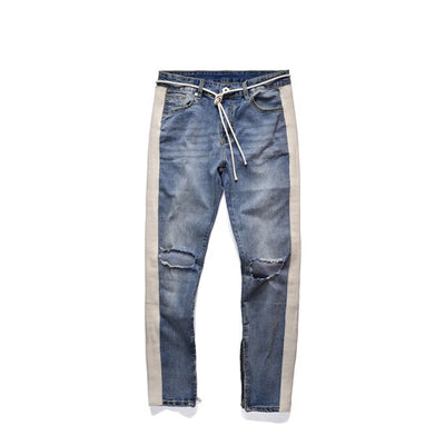 Men Skinny Jeans Streetwear