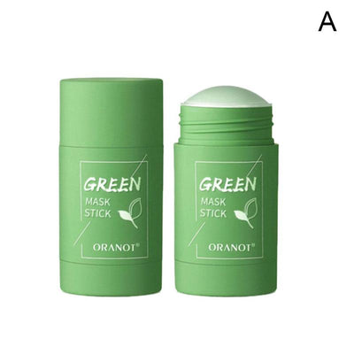 Cleansing Green Stick Green Tea Stick Mask Purifying Clay Stick Mask Oil Control Anti-acne Eggplant Skin Care Whitening