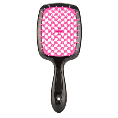 Honeycomb hollow massage comb, smooth hair grid comb, smooth hair dry and wet dual-purpose comb, curly and fluffy hair styling comb