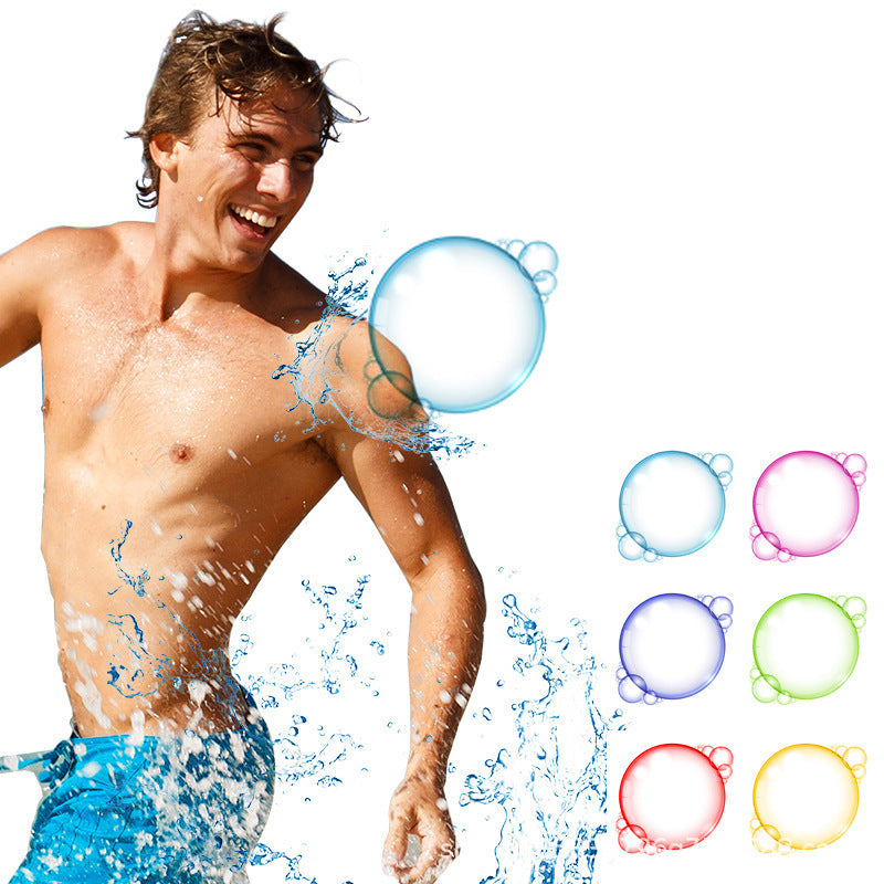 Water Injection Reusable Water Balloon Fight Water Fight Automatic Sealing Water Bomb Children's Toy Water Polo