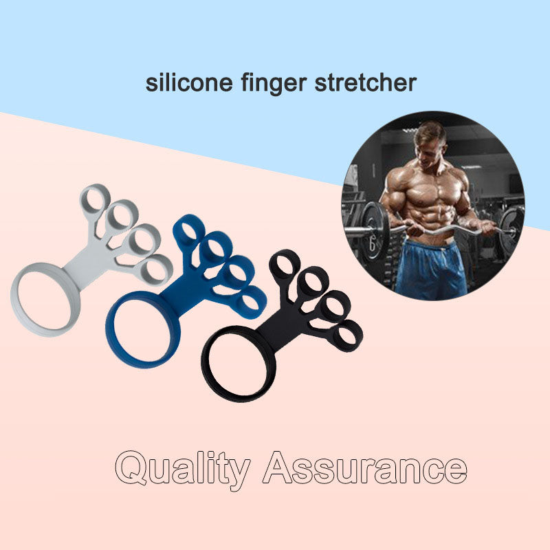 Silicone Finger Trainer Wrist Tensor Finger Grip Strength Trainer for Hand Strength Training