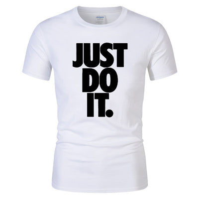 Just Do It T Letter print t-shirt