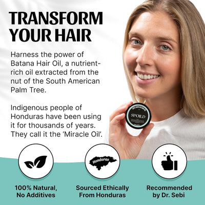 Batana Hair Oil Repairs Dry Damage And Promotes Growth