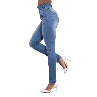 Spring Summer Woman skinny jeans Denim Pencil Pants Top Brand Stretch Jeans High Waist Pants Women High Waist Jeans