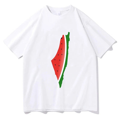 Summer Pure Cotton Short Sleeve T-shirts Watermelon