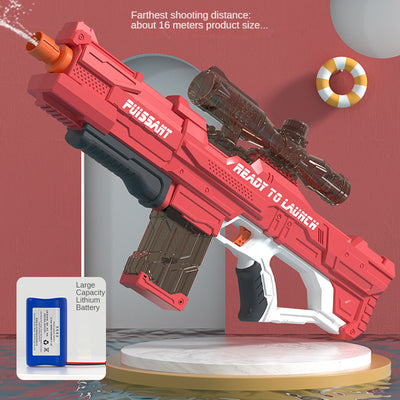 New Fully Automatic Electric Water Gun Toy Children's Electric Toy Water Gun Large Capacity Water Gun