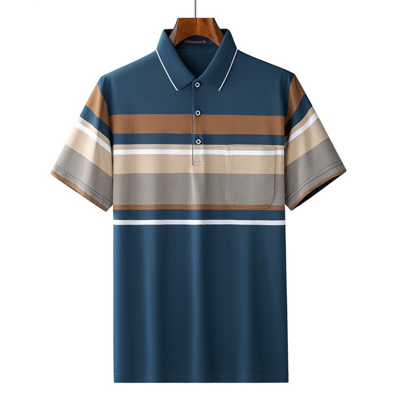 Leisure middle-aged and elderly Polo T-shirts for Father's Day