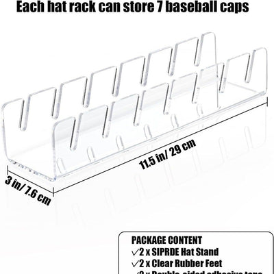 Baseball cap holder home baseball cap rack storage acrylic hat rack