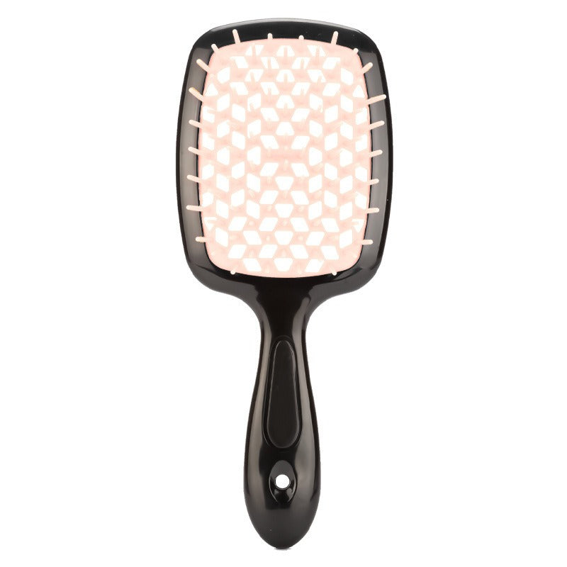 Honeycomb hollow massage comb, smooth hair grid comb, smooth hair dry and wet dual-purpose comb, curly and fluffy hair styling comb