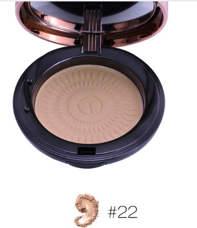 O.TWO.O Natural Make Up Face Powder Foundations Oil-control Brighten Concealer Whitening Pressed Powder With Puff