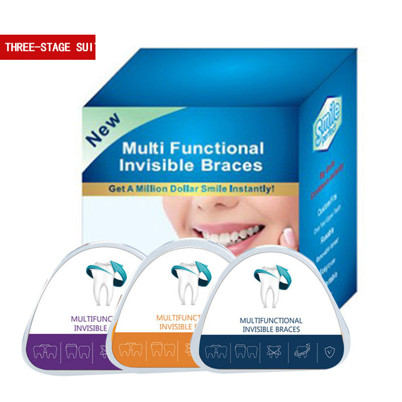 Transparent braces, exercise braces, orthodontic treatment for adults, shape retention correction, night wear prevention