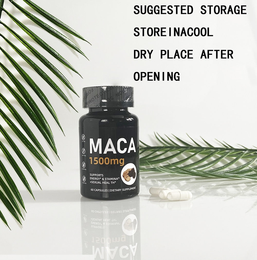 Maca Capsules  root herbal supplement maca extract energy stamina maca root extract capsules