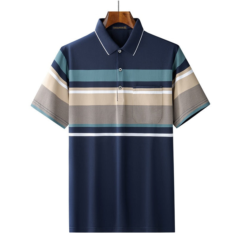 Leisure middle-aged and elderly Polo T-shirts for Father's Day