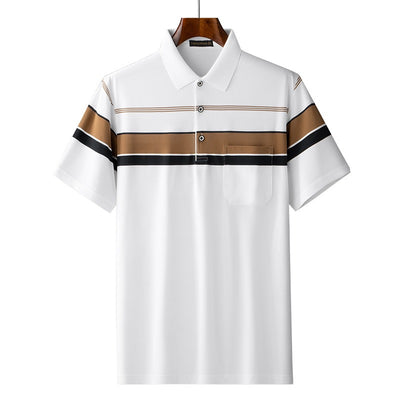 Leisure middle-aged and elderly Polo T-shirts for Father's Day