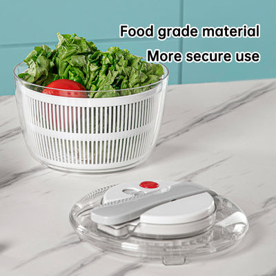 Multifunction 3 in 1 kitchen fruit vegetable dryer tools large manual Lettuce salad Spinner with Lidmaterial: plastic