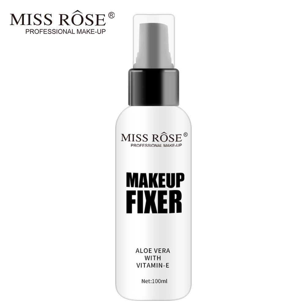 MISS ROSE Moisturizing And Nourishing Long-Lasting Makeup Fixing Lotion 100ml Frosted Bottle Clear Makeup Setting Spray