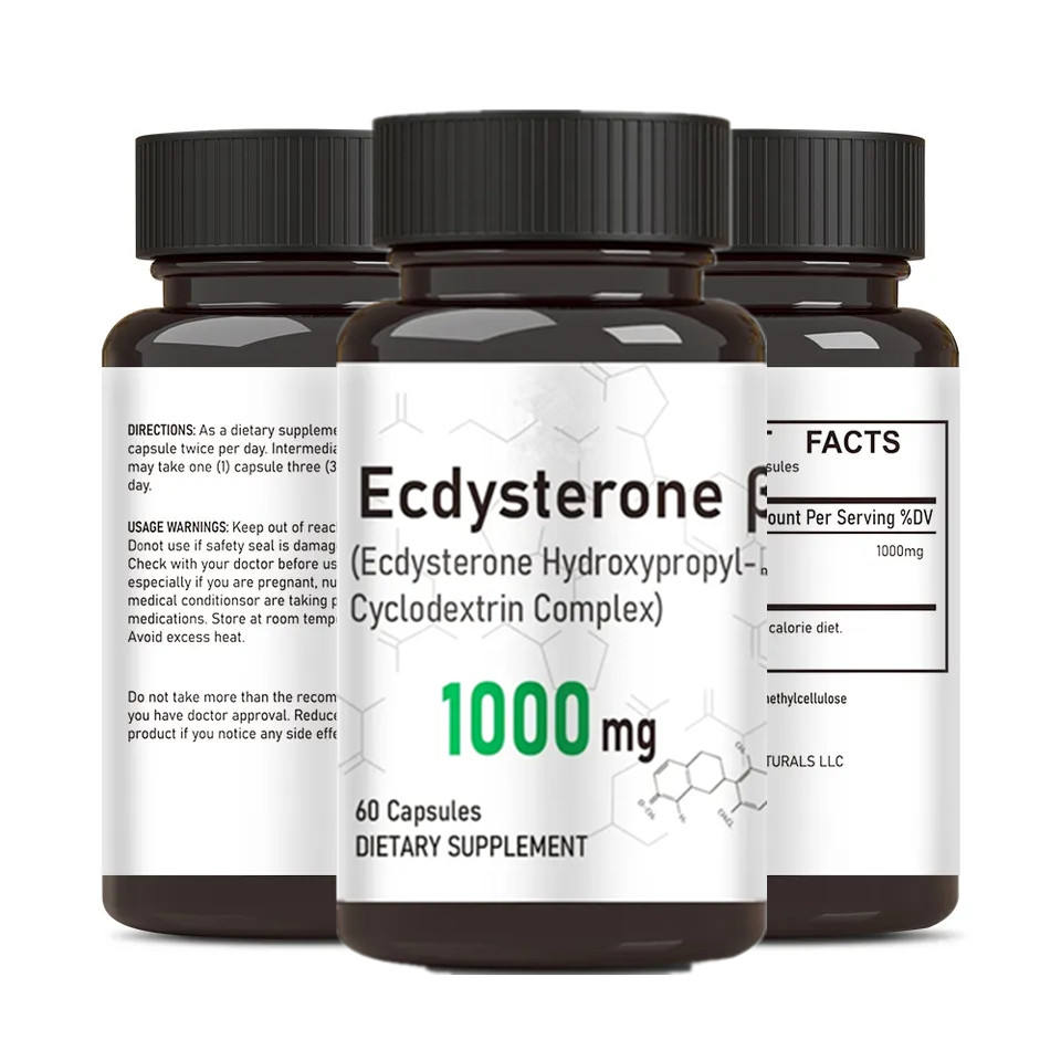 Ecdysterone Capsules Hydroxypropyl Cyclodextrin Complex Ecdysterone Powder Capsules 98% Ecdysterone