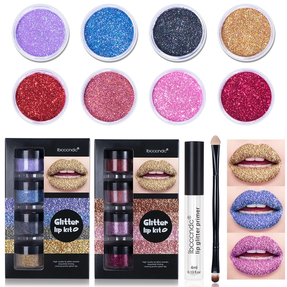 ibcccndc Glitter Lip Gloss Set