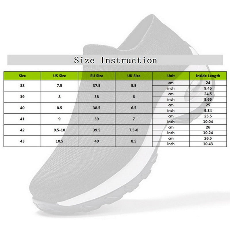 Spring Women Sneakers Shoes Flat Slip on Platform Sneakers for Women Black Breathable Mesh Sock Sneakers Shoes