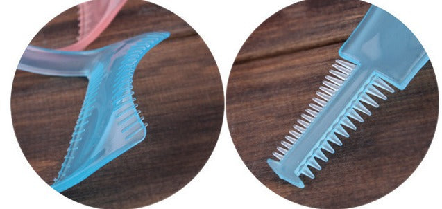 Three in one three-dimensional eyelash card transparent plastic eyelash card eyelash helper